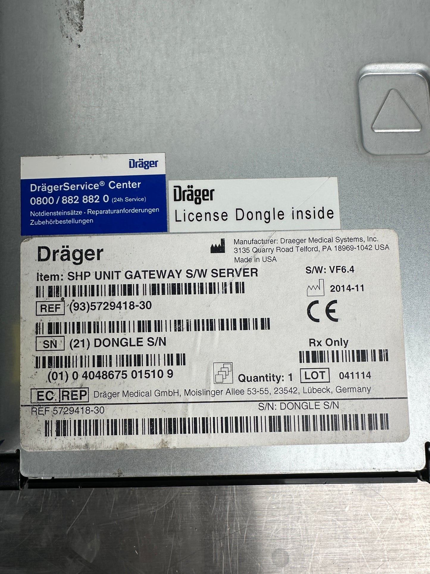 Dräger Infinity CentralStation Wide MS26800 + Infinity Gateway Server – Patientenmonitoring Zentrale