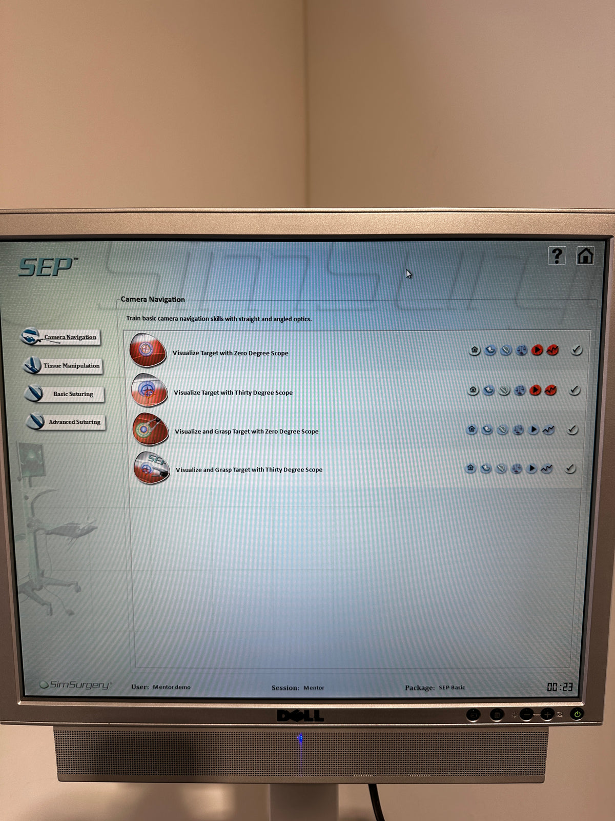 SimSurgery SEP Trainingssimulator für minimalinvasive Chirurgie