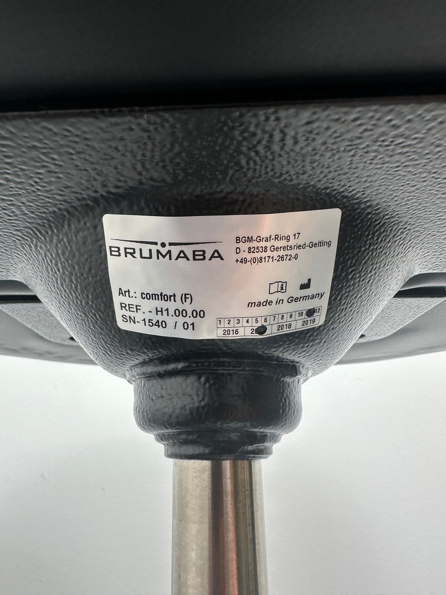 Brumaba OP-Hocker Höhenverstellbar