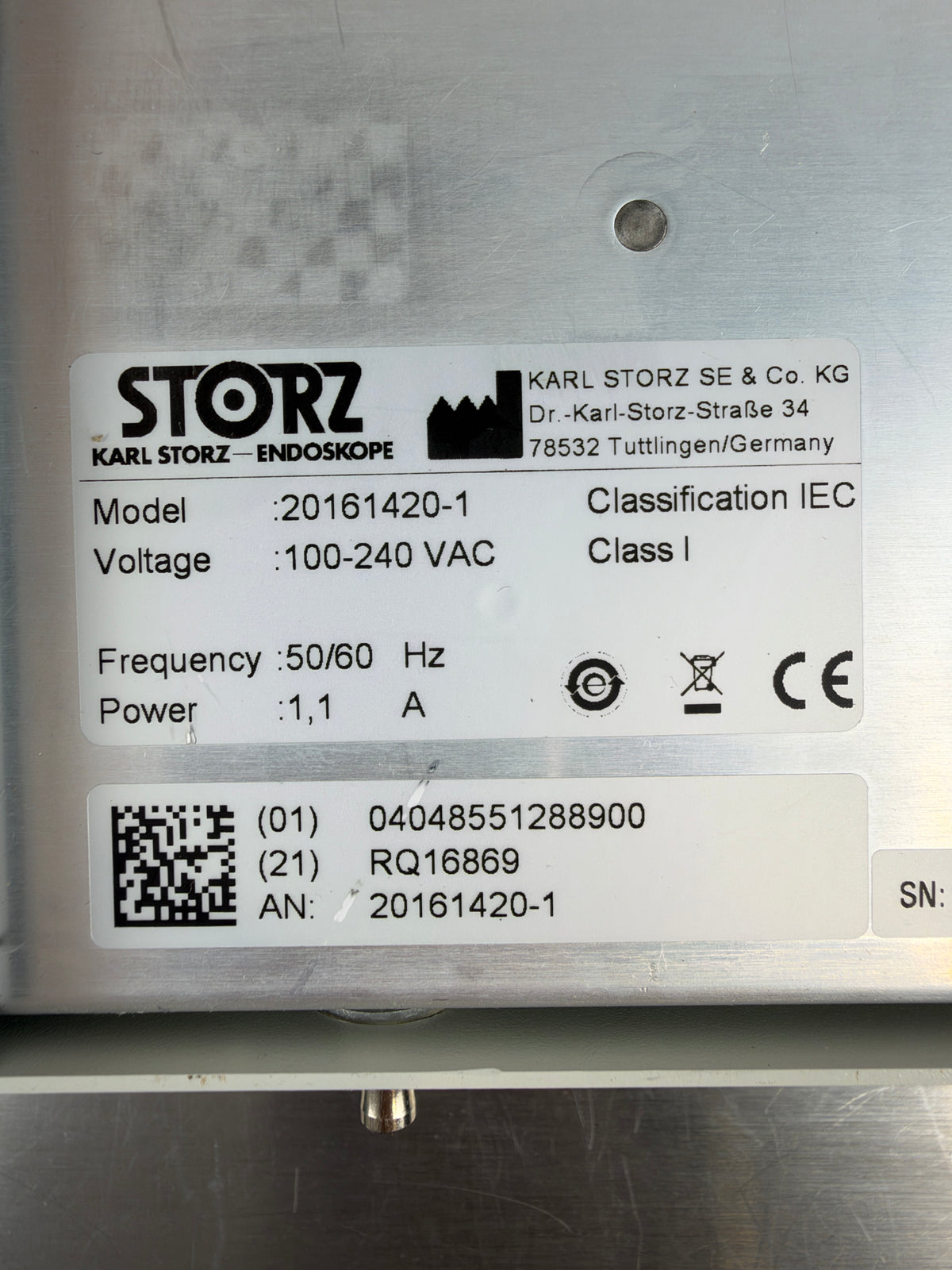 Karl Storz Power LED 175 Lichtquelle REF: 201614 20
