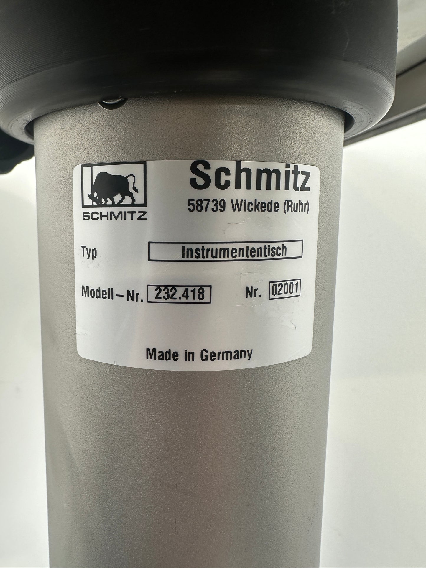 Schmitz Instrumententisch Stumme Schwester 90-135cm