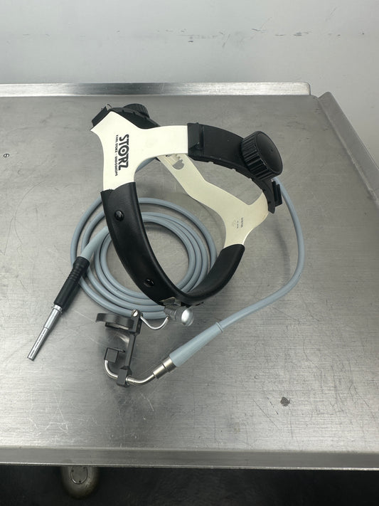 KARL STORZ Stirnleuchte / Kopflampe mit Lichtleitkabel– 095503 HNO