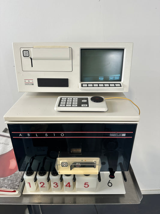 Radiometer Copenhagen ABL 510 Analyzer (Blood Gas)