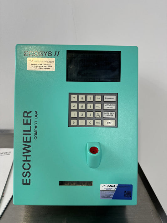 Eschweiler ECOSYS II Analyzer (Blood Gas)