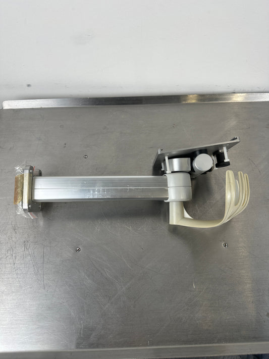 Medizinischer Monitorhalter f. Dräger mit Geräteaufnahme und Kabelhalter