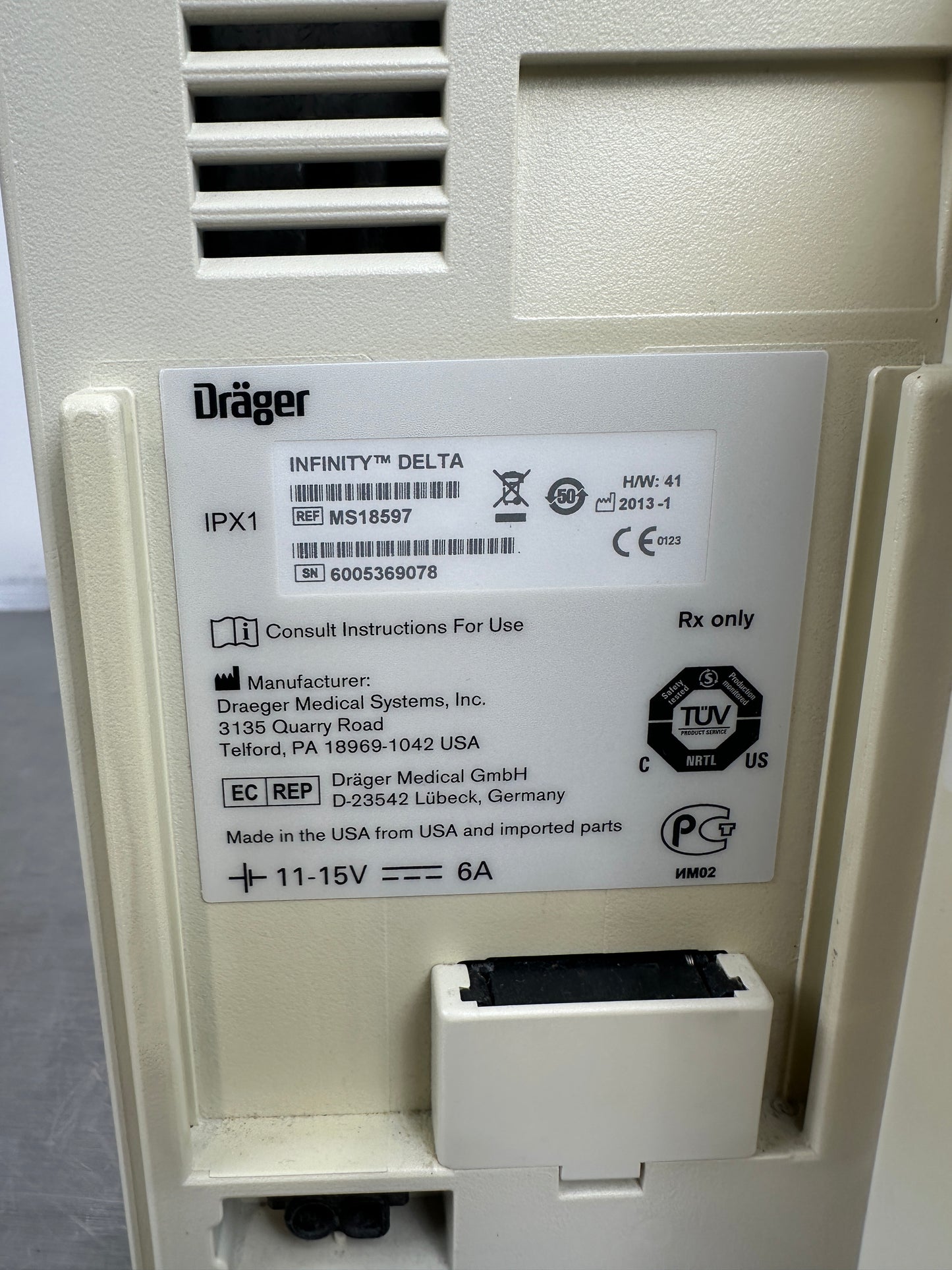 Dräger Infinity Delta mit Co2, Patientenmonitor inkl. Zubehör