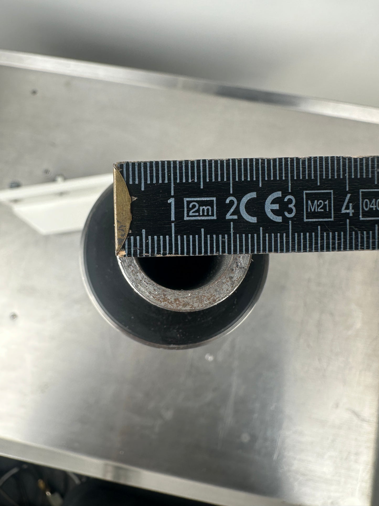 Kolposkophalterung / Geräteaufnahme für Gynäkologiestuhl, Edelstahl 31cm