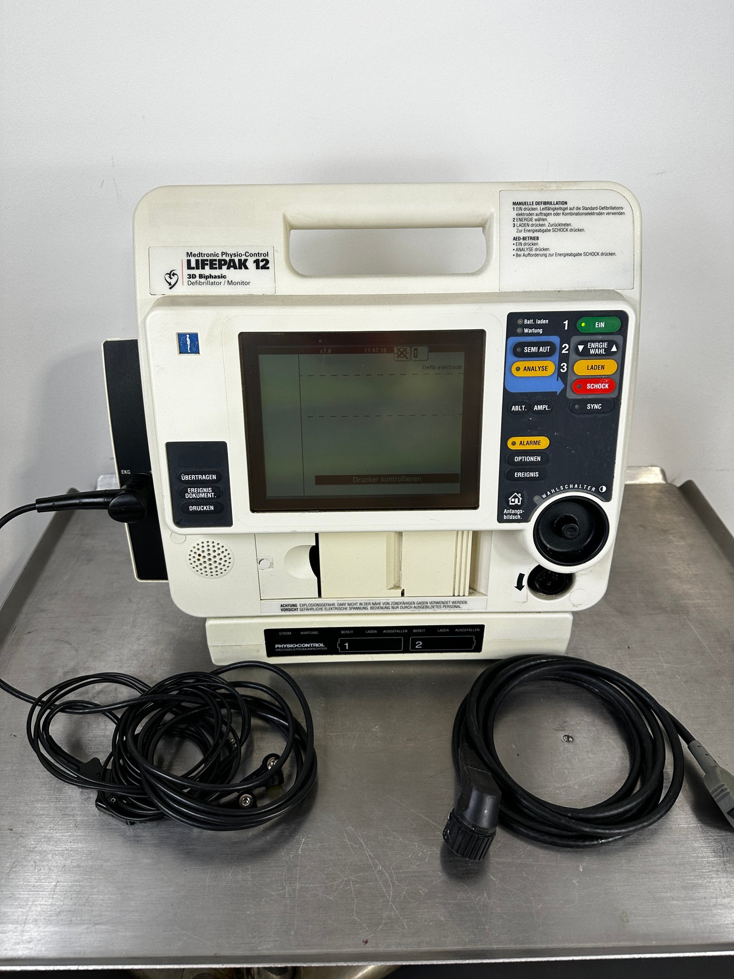 Physio Control Lifepak 12 Defibrillator