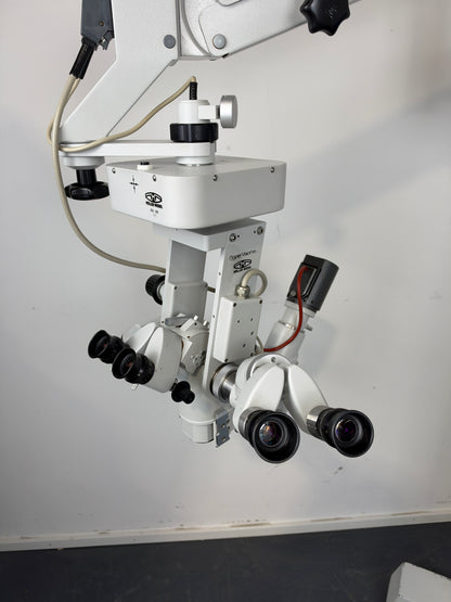 Möller-Wedel / CooperVision 653 OP-Mikroskop – motorisches X-Y – Doppelbeobachter – Fußsteuerung