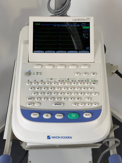 Nihon Khoden ECG-2350 EKG Schreiber & Strässle DT100 Sauganlage