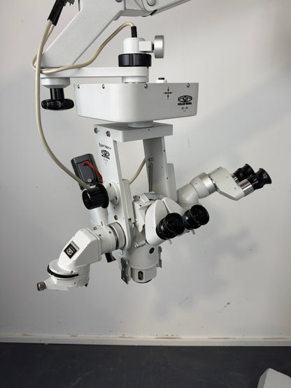 Möller-Wedel / CooperVision 653 OP-Mikroskop – motorisches X-Y – Doppelbeobachter – Fußsteuerung