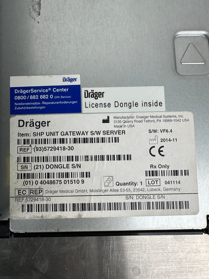 Dräger Infinity CentralStation Wide MS26800 + Infinity Gateway Server – Patientenmonitoring Zentrale