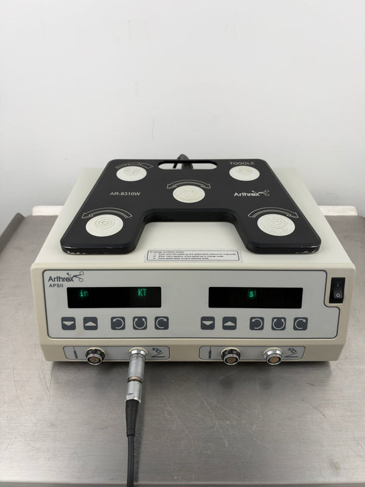 Arthrex APS II AR-8300 Shaver System mit AR-8310W Fußschalter