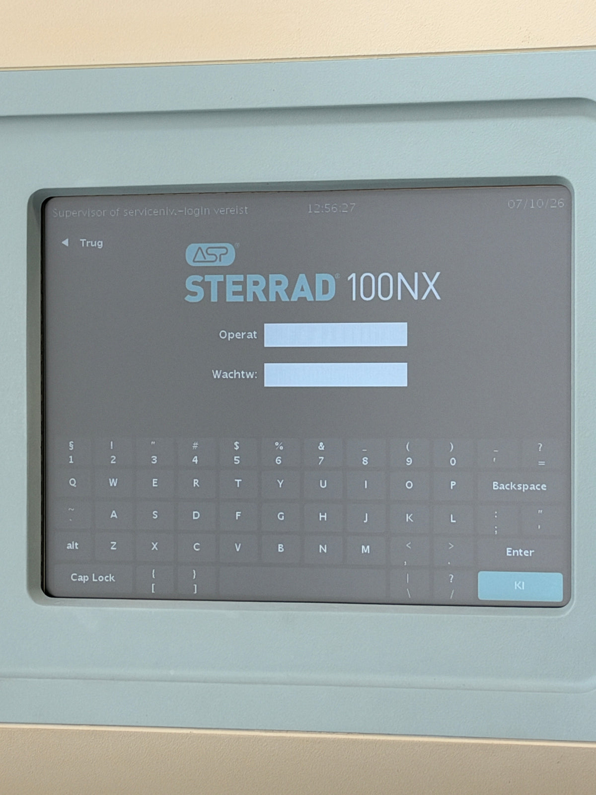 Johnson & Johnson (ASP) Sterrad 100NX Sterilizer (Plasma)