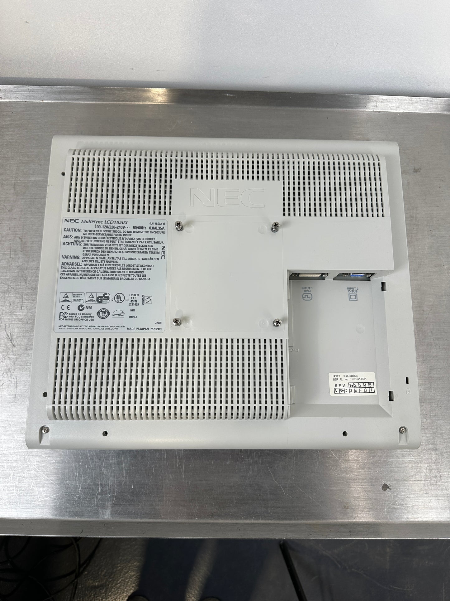 NEC MultiSync LCD1850X Medizinischer Monitor