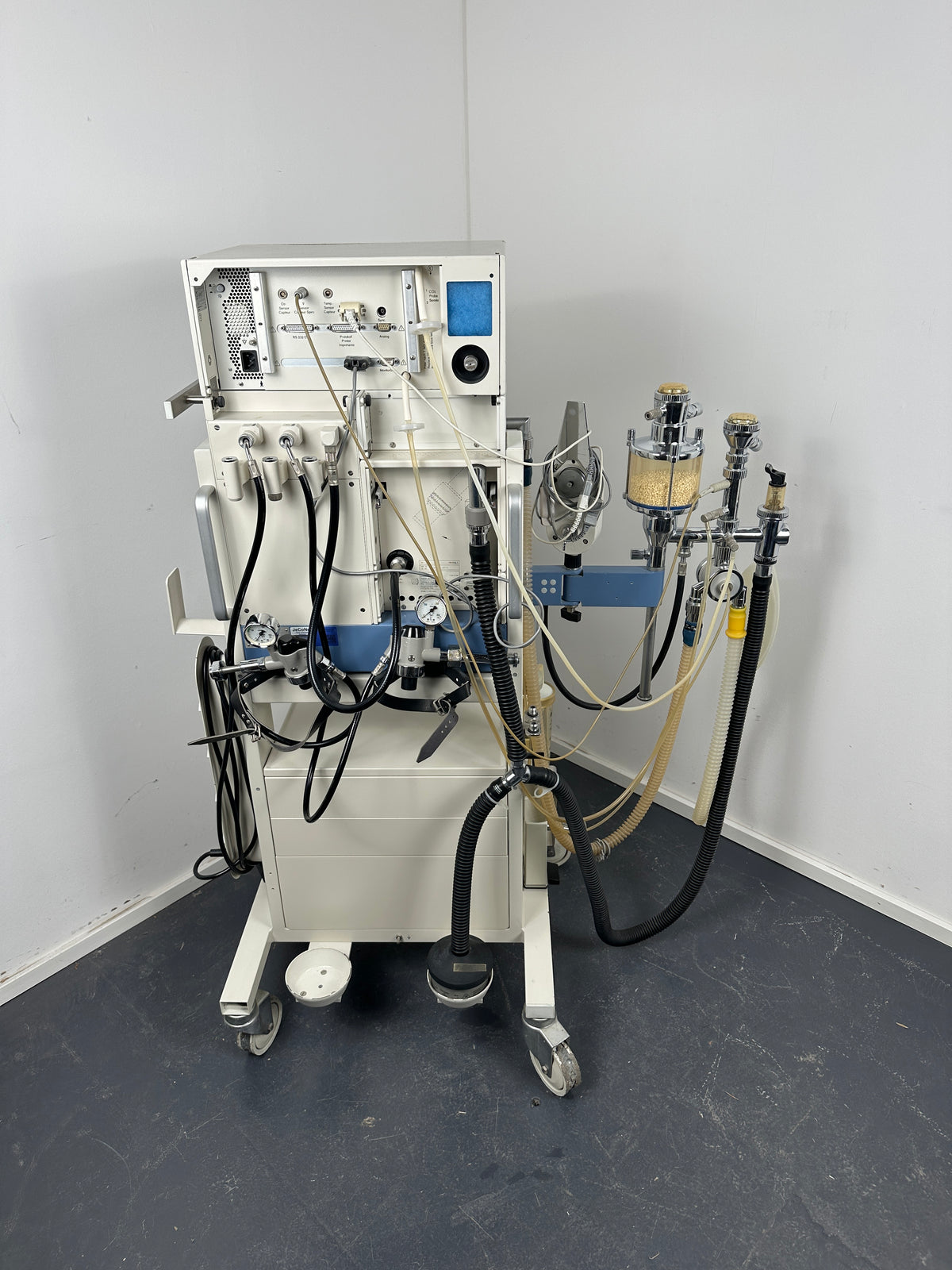 Dräger Sulla 909V Blue Anesthesia Ventilator & PM8050 Ventilog 2