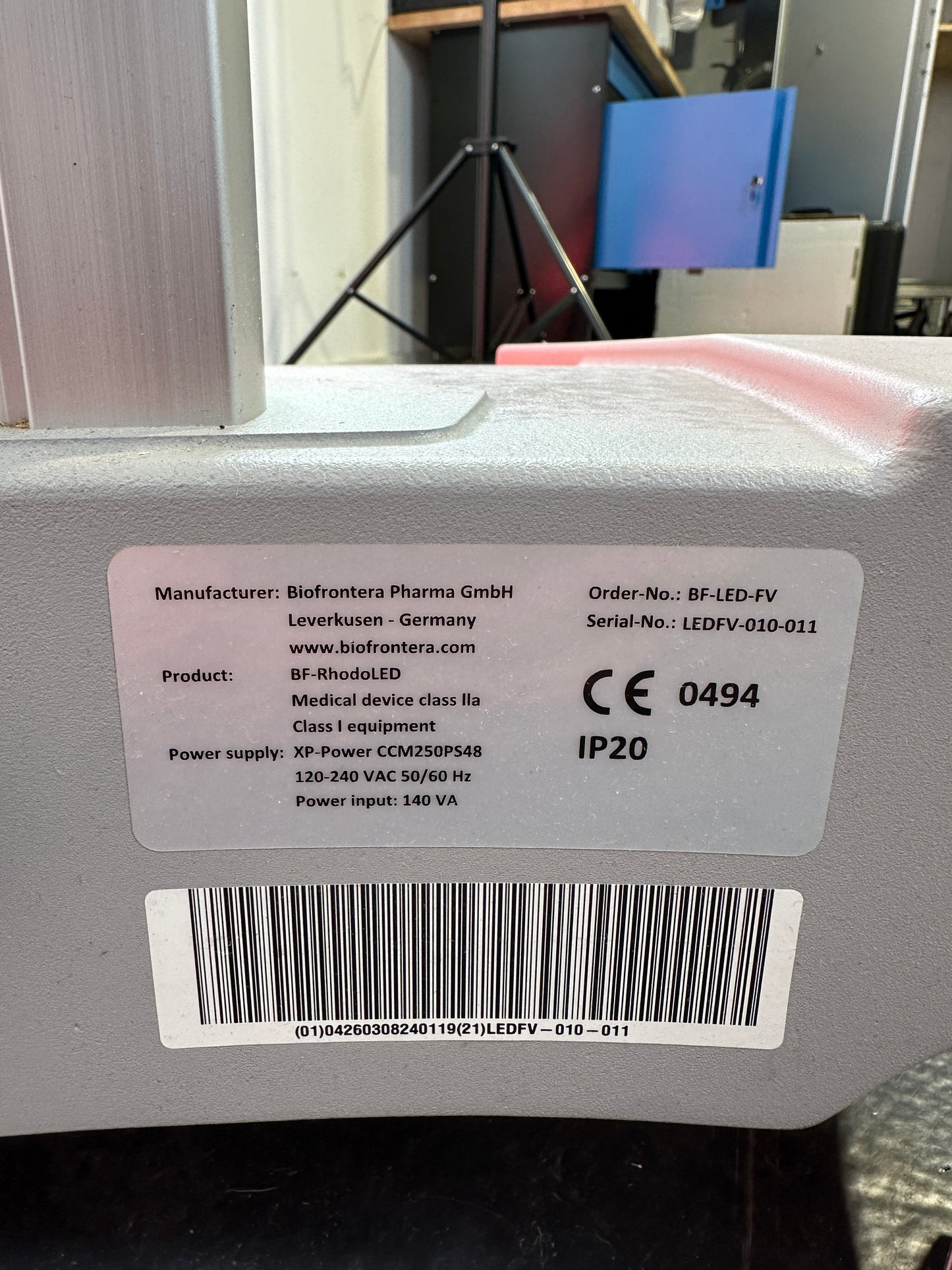 Biofrontera BF-RhodoLED PDT LED Red Light Lamp
