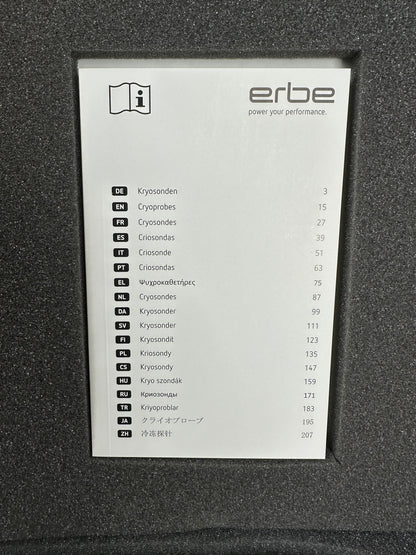 Erbe Angiologiesonde Cryo-Sonde OVP Ø 2,5mm L:200mm REF: 20447-002