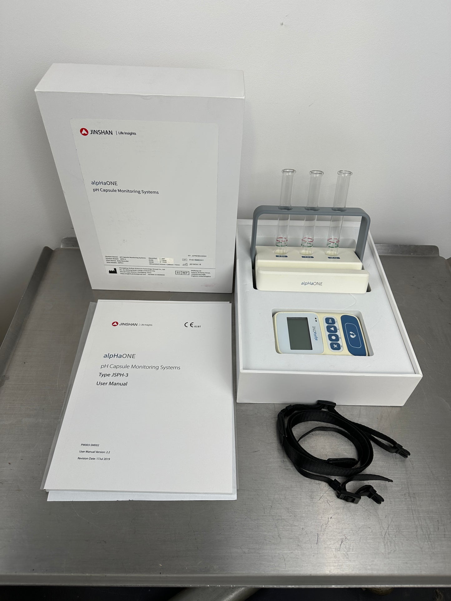 Jinshan AlphaOne ph capsule reflux monitoring System