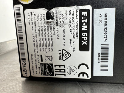 Eaton 5PX 2200i RT USV – 2200 VA / 1980 W – Rack/Tower UPS