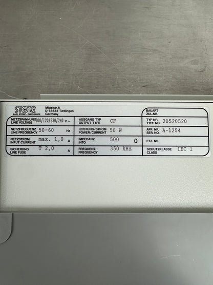 Storz Autocon 50, 205205 20 HNO HF-Chirurgiegerät