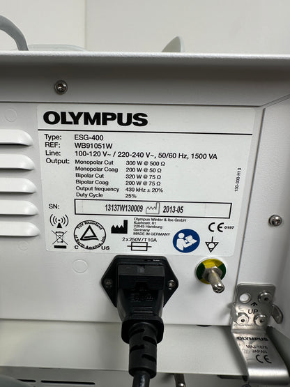 Olympus HF-Generator ESG-400 & Ultraschallgenerator USG-400 & Fahrwagen TC-E400