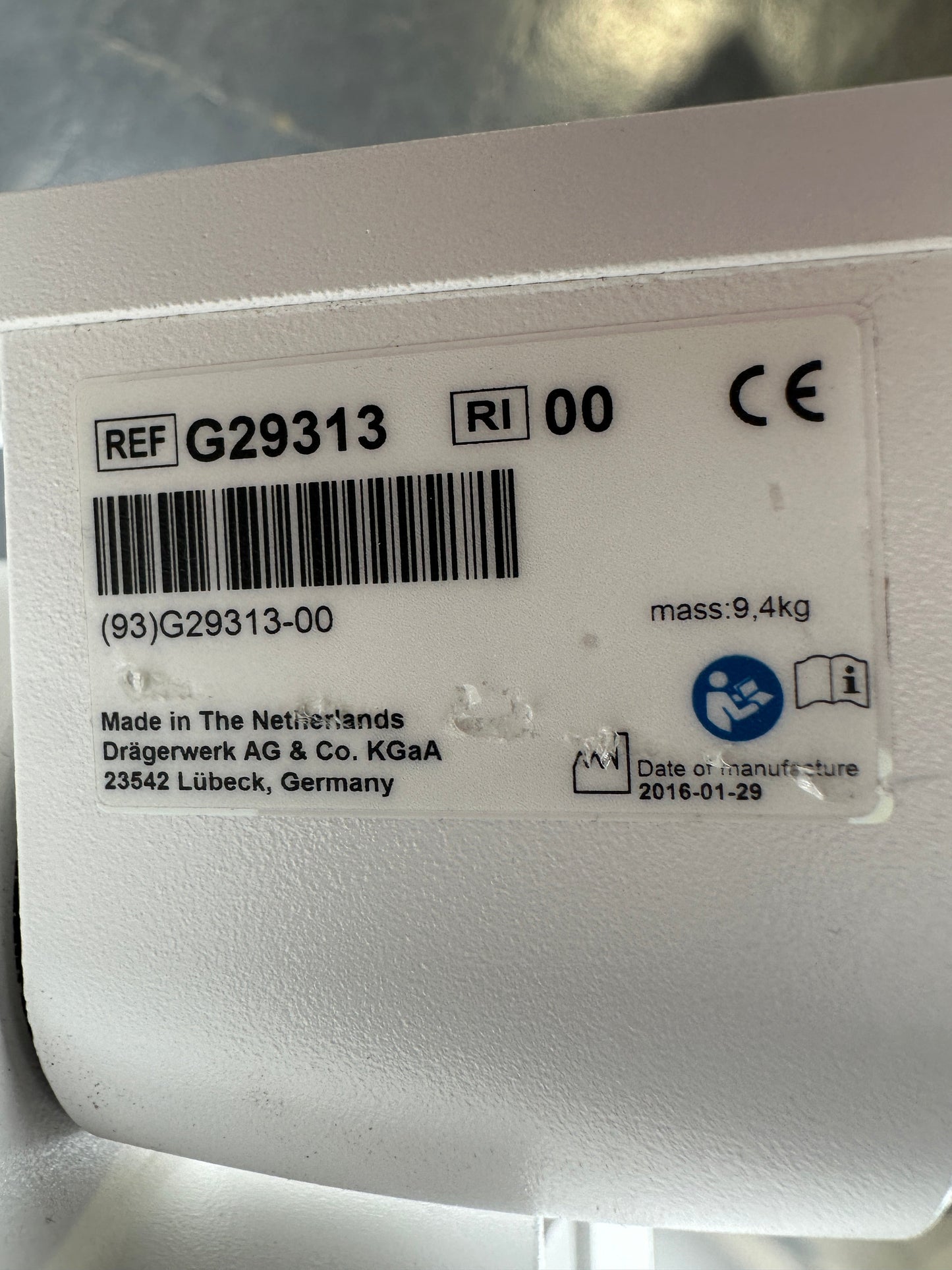 Dräger GCX G29313 Tastaturablage mit Auszug und Monitorhalter 20cm Ausleger