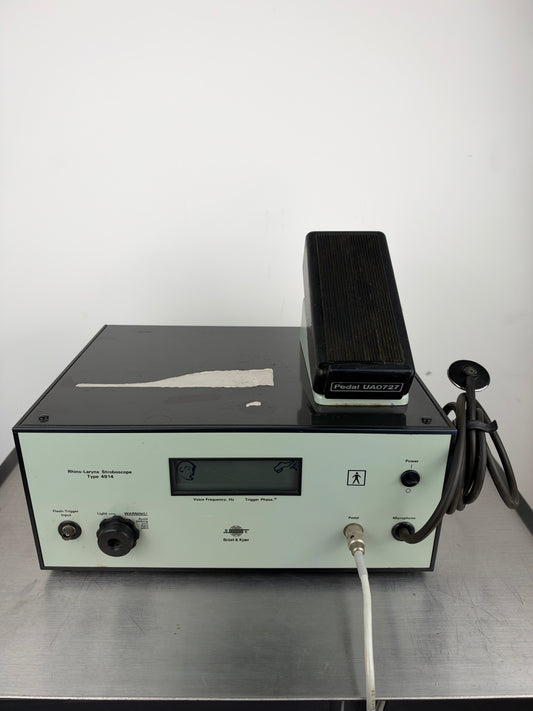 Brüel & Kjær Type 4914 Rhino-Larynx Stroboscope HNO inkl. Fußpedal & Larynx-Mikrofon