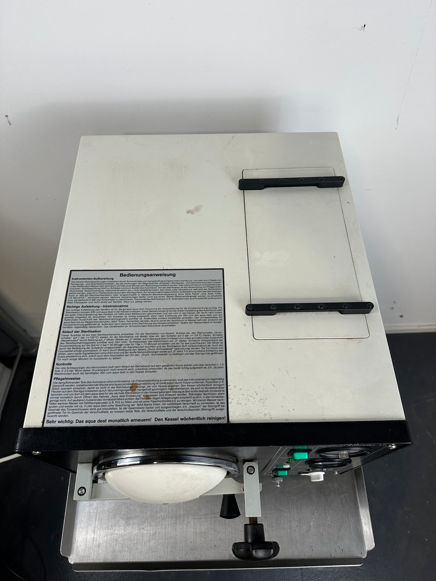Melag Autoclave 17 Chamber Volume: 11.01dm3 / 11L