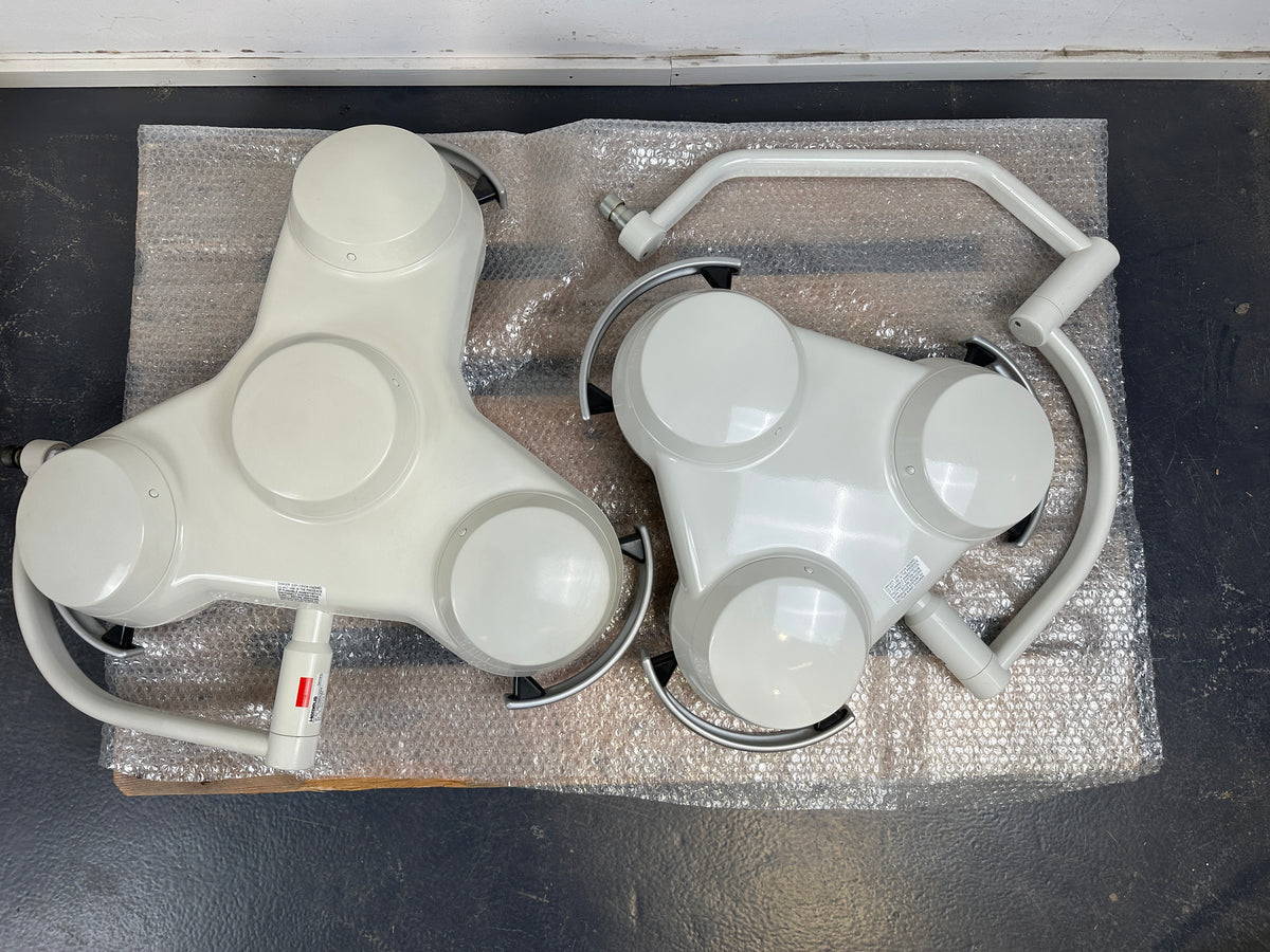 Heraeus HanauLux DUO OP-Leuchte – 3 & 4 Strahler – Deckenmontage
