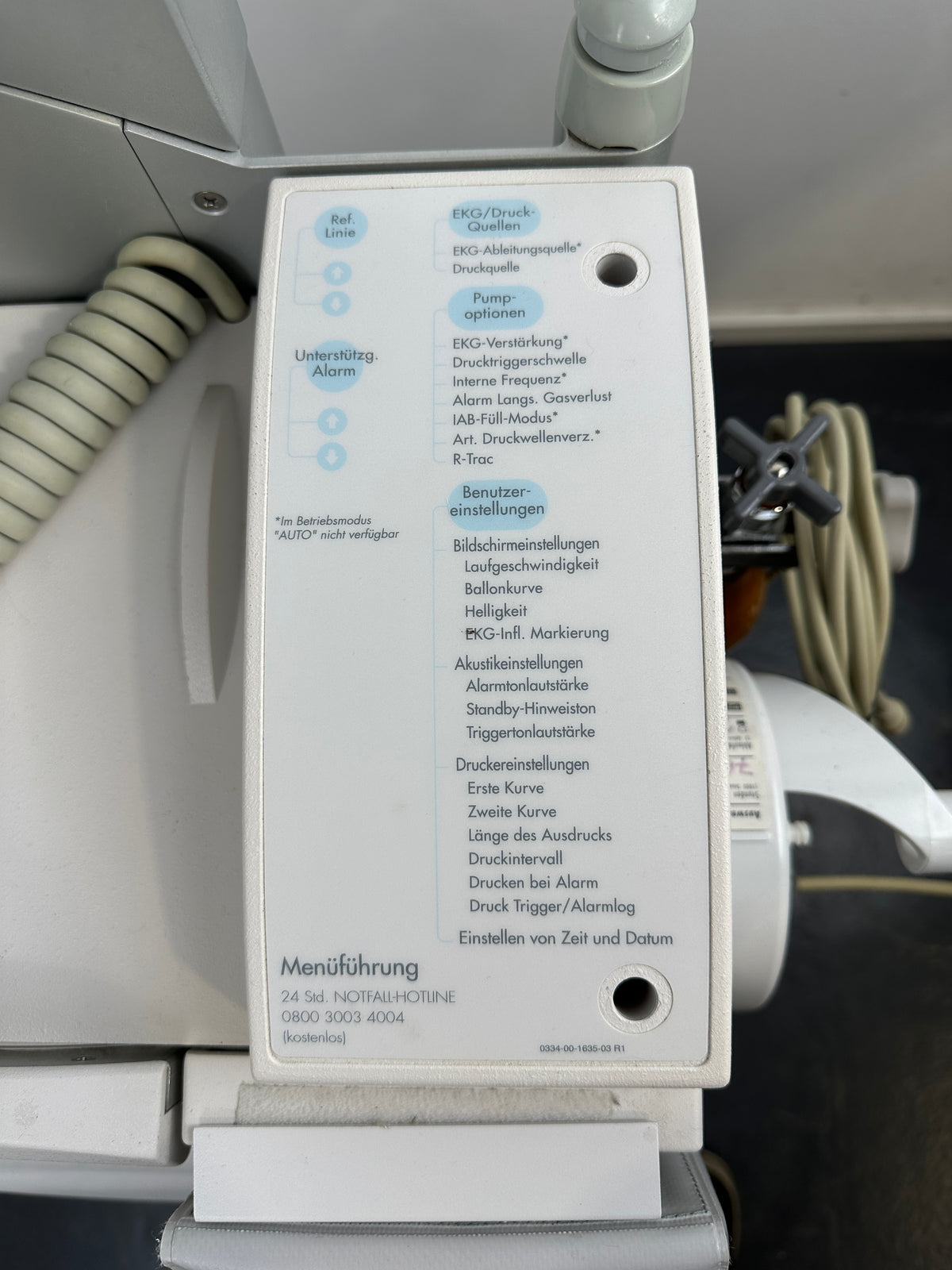 Maquet Getinge Datascope CS300 Intraaortale Ballonpumpe (IABP)