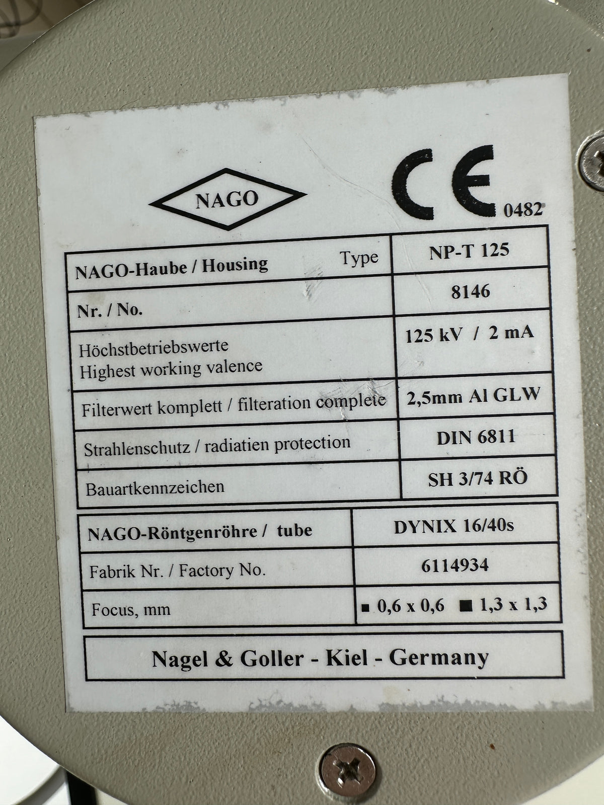 Blach-Röntgen Variovet E402 Veterinär-Röntgenanlage – komplett