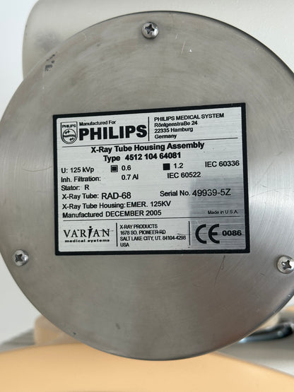 Philips Practix 400 RAD68 mobiles Röntgengerät mit Varian RAD-68 Röntgenröhre