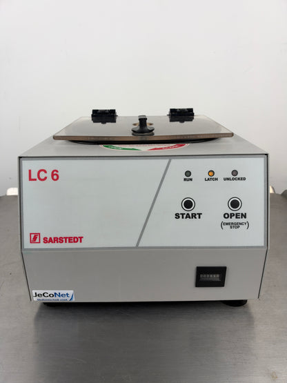 Sarstedt LC6 Labor Zentrifuge inkl. Röhrchen