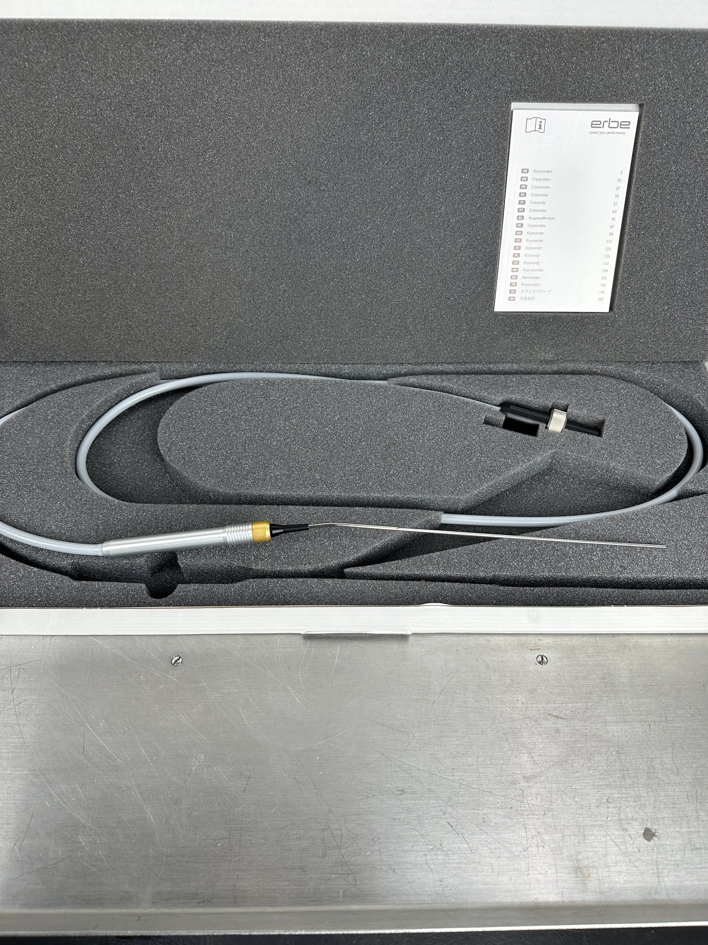 Erbe Angiologiesonde Cryo-Sonde OVP Ø 2,5mm L:200mm REF: 20447-002