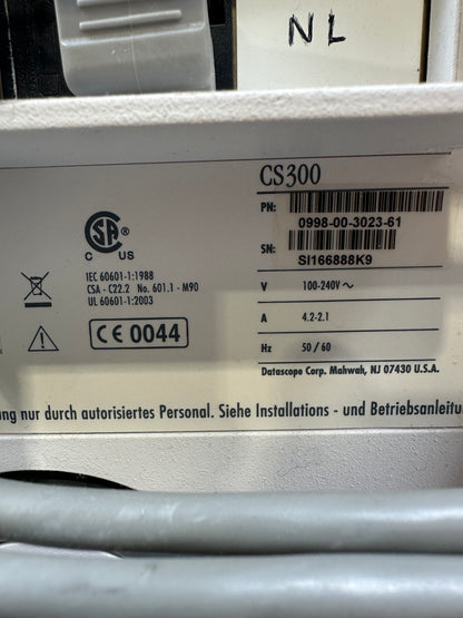 Maquet Getinge Datascope CS300 Intraaortale Ballonpumpe (IABP)