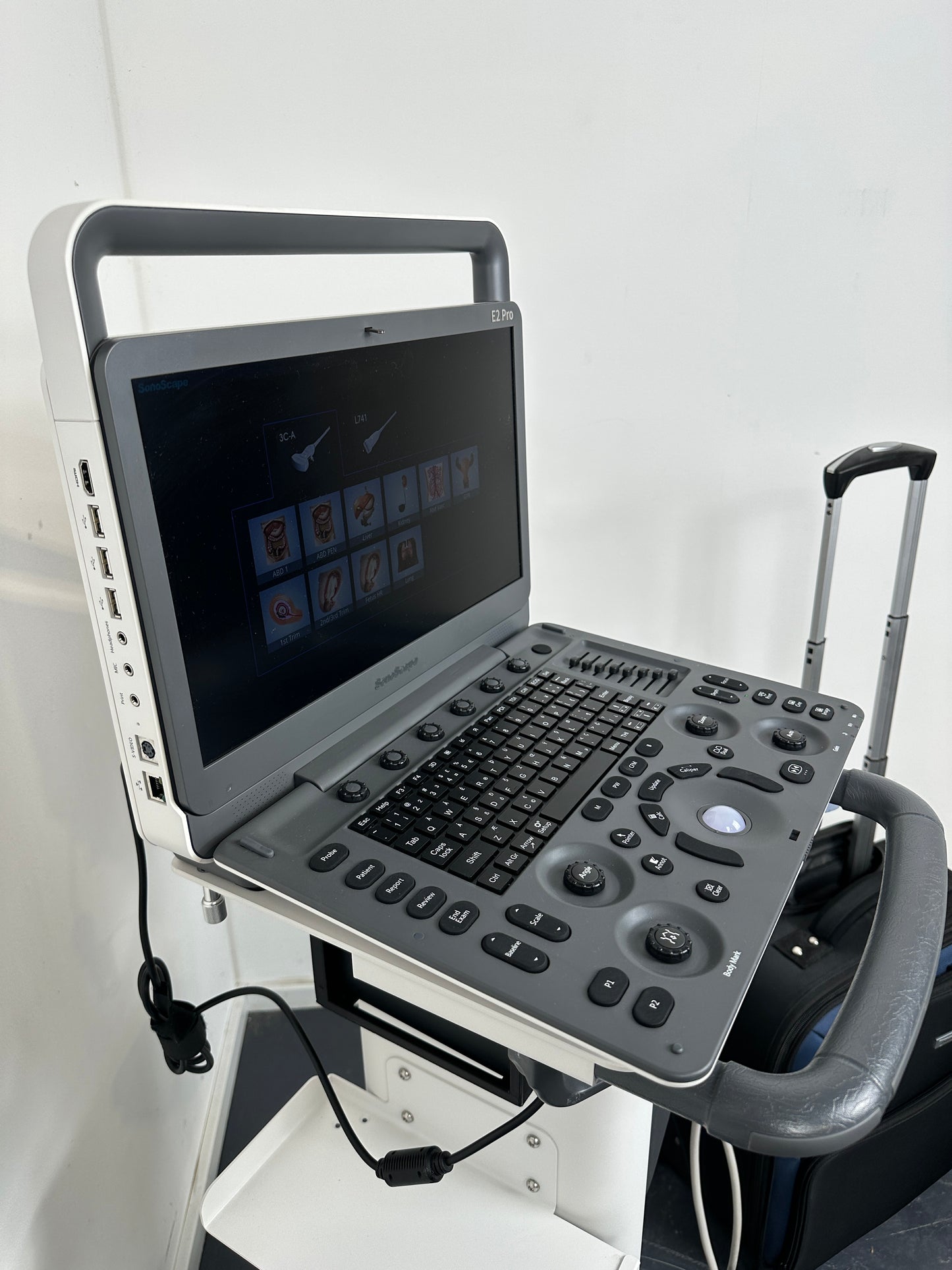 SonoScape E2 Pro inkl. Trolley und Tasche/Koffer mobil