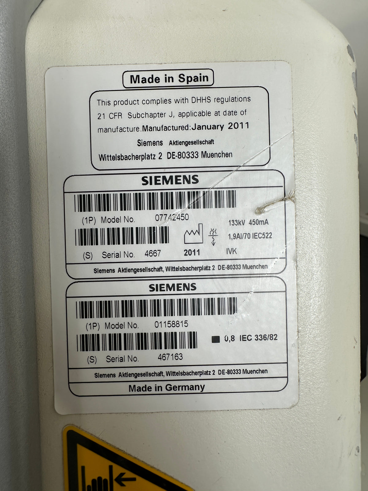 Siemens Mobilett XP Röntgengerät (mobil) 2011