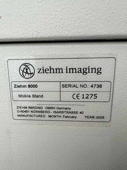 Ziehm Imaging Ziehm 8000 mobiler C-Bogen – Röntgenanlage mit Doppelmonitor – Bj. 2005