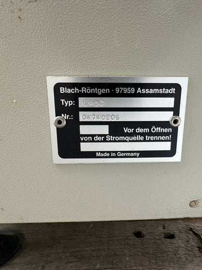 Blach-Röntgen Variovet E402 Veterinär-Röntgenanlage – komplett