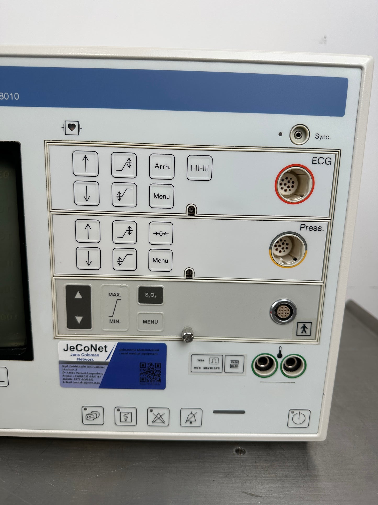 Dräger PM8010 Patientenmonitor Vitaldatenmonitor