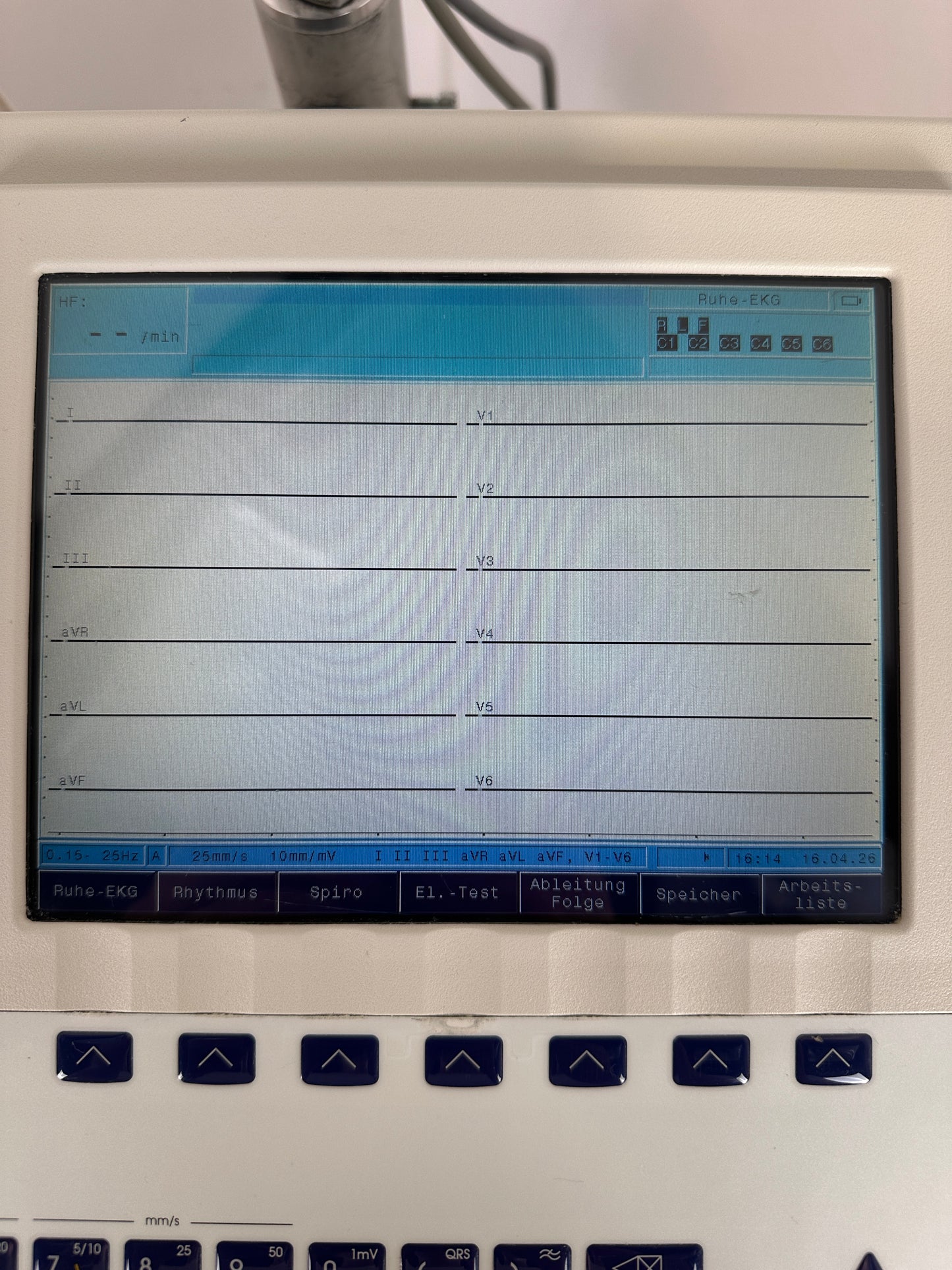Schiller Cardiovit AT-102 Plus EKG Schreiber & Sauganlage Strässle DT100 inkl. Fahrwagen