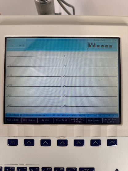 Schiller Cardiovit AT-102 Plus EKG Schreiber & Sauganlage Strässle DT100 inkl. Fahrwagen
