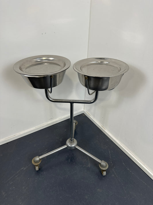 Schüsselfahrwagen mit 2 Schüsseln