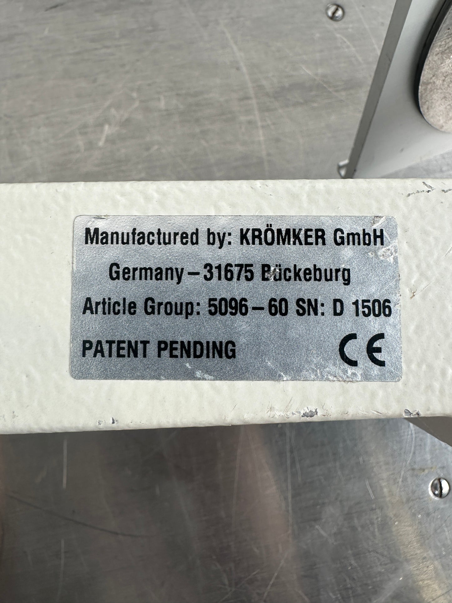 Krömker 5096-60 GSD Monitor-Tragarm / Patientenmonitor Halter Dräger– 15 kg