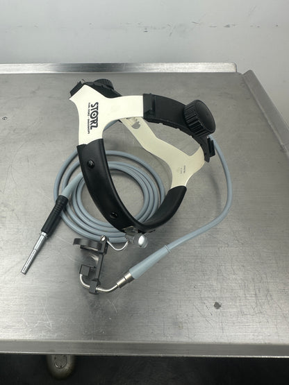 KARL STORZ Stirnleuchte / Kopflampe mit Lichtleitkabel– 095503 HNO