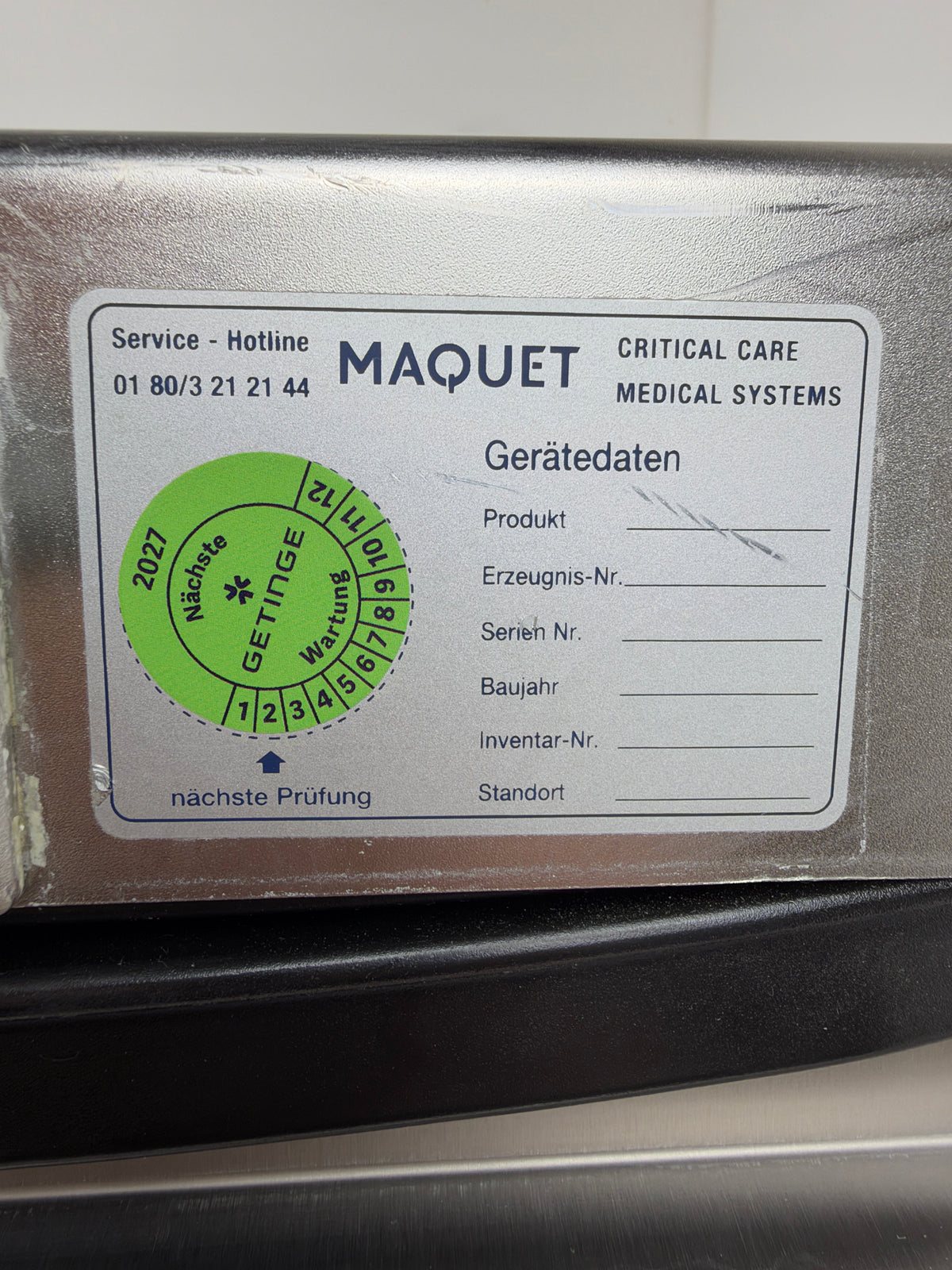 Maquet ALPHAMAQUET Plus 1150.01A1 stationäre OP-Tisch-Säule mit Versorgungseinheit