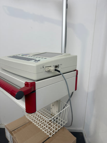 Schiller Cardiovit AT-102 Plus EKG Schreiber & Sauganlage Strässle DT100 inkl. Fahrwagen