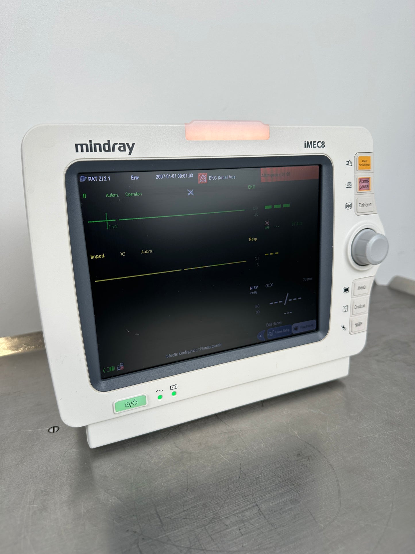 Mindray IMEC 8 Patientenmonitor inkl. Zubehör
