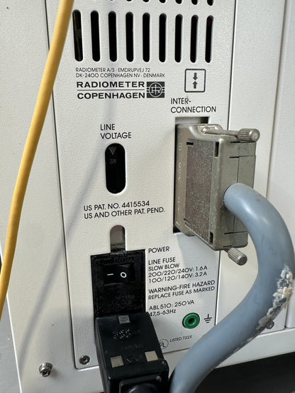 Radiometer Copenhagen ABL 510 Analyzer (Blood Gas)